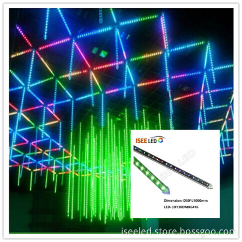 DMX 3D LED Pixel Tube stage lighting